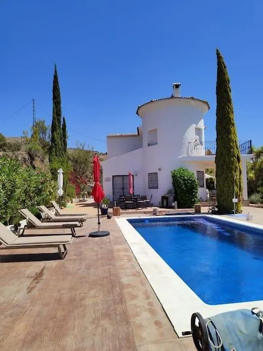 Villa Torre Mit Pool Und Bergpanorama Málaga