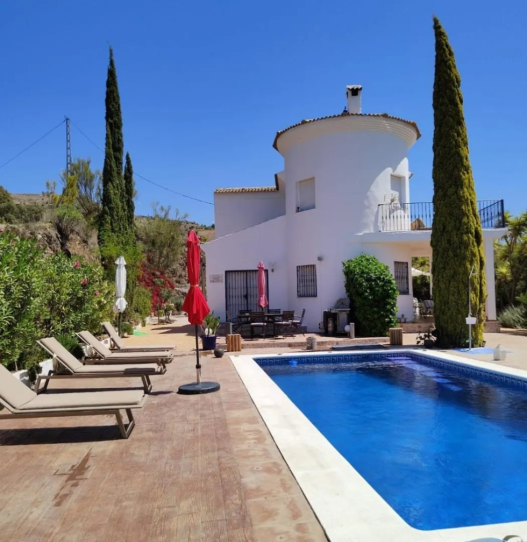 מאלגה Villa Torre Mit Pool Und Bergpanorama