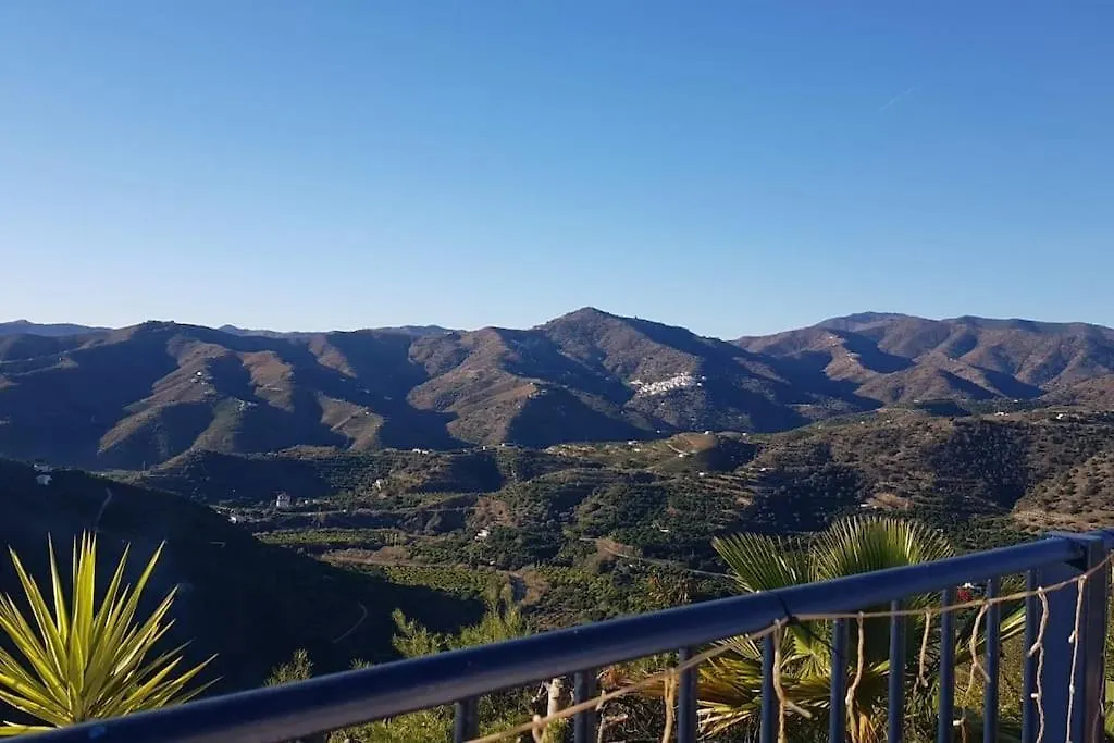 מאלגה Villa Torre Mit Pool Und Bergpanorama